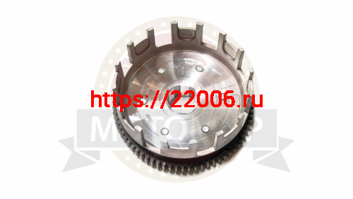 Барабан сцепления CG/CB125-250 голый Хантер, CrossFire (8 пазов+8 полупаз) 73Т